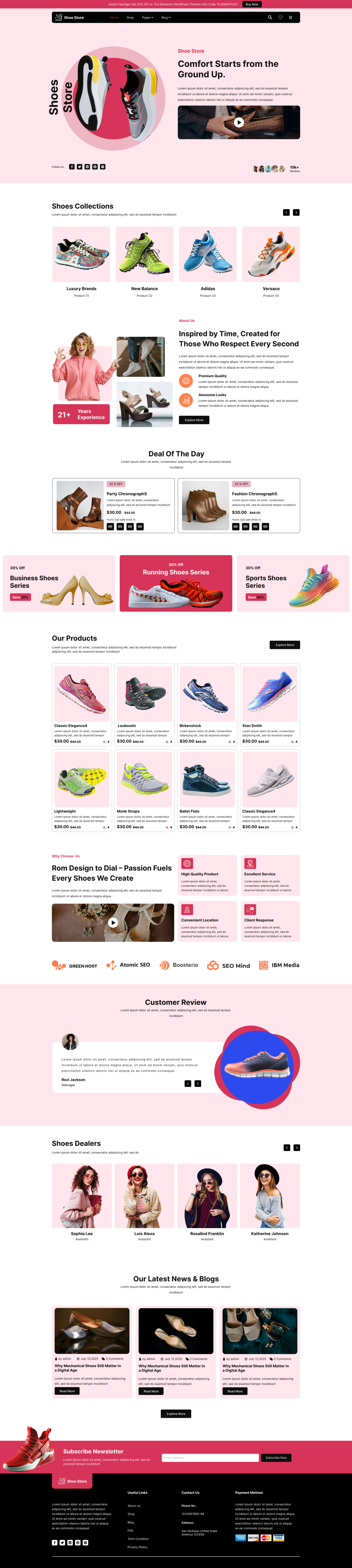 Shoes WordPress Theme