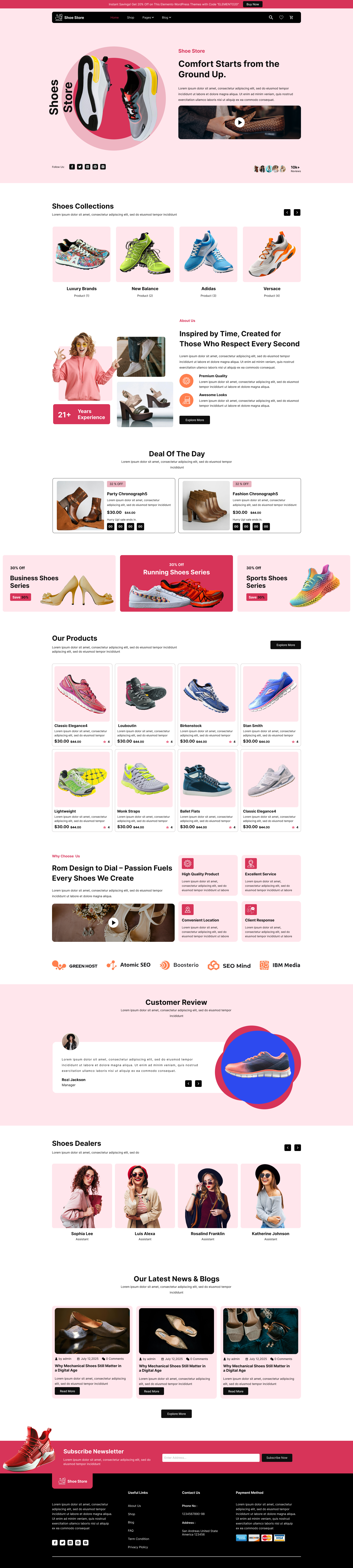 Shoes WordPress Theme